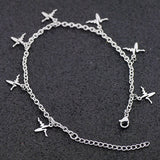 Allergy Free Stainless Steel Ankle Bracelet for Women Pentacle Love Heart Charm Bracelet on Leg Girls Foot Chains Anklet Jewelry daiiibabyyy