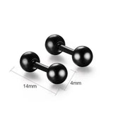 2pcs Tragus Helix Bar 4mm Ball Stainless Steel Barbell Daith Oreja Ring Stud Earing Cartilage Ear Piercing Body Jewelry daiiibabyyy