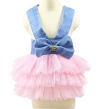 Summer Dress for Dog Pets Dog Clothes Chihuahua Wedding Dress Skirt Puppy Clothing Spring Dress for Dogs Jean Pet Clothes XS-2XL daiiibabyyy