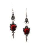 Goth Mysterious Dark Coffin Drop Earrings Jewelry Blood Rose Heart Butterfly Bat Skull Angel Charms Vintage Earrings For Women daiiibabyyy