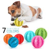 Soft Pet Dog Toys Toy Funny Interactive Elasticity Ball Dog Chew Toy For Dog Tooth Clean Ball Food Extra-tough Rubber Ball Dog daiiibabyyy