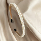 New Simple Full Pearls Women Hairbands Sweet Headband Hair Hoops Holder Ornament Head Band Lady Elegant Fashion Hair Accessories daiiibabyyy