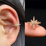 1Pc Helix Cartilage Conch Fake Without Piercing Cuff Earring Earcuff Wrap Rock Earring Cuff No Piercing Women Clip Adjustable daiiibabyyy
