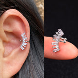 1Pc Helix Cartilage Conch Fake Without Piercing Cuff Earring Earcuff Wrap Rock Earring Cuff No Piercing Women Clip Adjustable daiiibabyyy