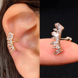 1Pc Helix Cartilage Conch Fake Without Piercing Cuff Earring Earcuff Wrap Rock Earring Cuff No Piercing Women Clip Adjustable daiiibabyyy