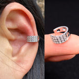 1Pc Helix Cartilage Conch Fake Without Piercing Cuff Earring Earcuff Wrap Rock Earring Cuff No Piercing Women Clip Adjustable daiiibabyyy