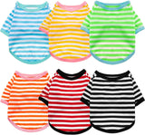 Summer Stripe Dog Tshirt Vest Pet Clothing for Small Dogs Yorkshire Terrier Shih Tzu Shirts Puppy Cat Clothes chaleco para perro daiiibabyyy