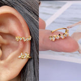 1Pc Helix Cartilage Conch Fake Without Piercing Cuff Earring Earcuff Wrap Rock Earring Cuff No Piercing Women Clip Adjustable daiiibabyyy