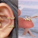 1Pc Helix Cartilage Conch Fake Without Piercing Cuff Earring Earcuff Wrap Rock Earring Cuff No Piercing Women Clip Adjustable daiiibabyyy