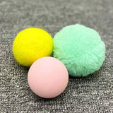 3 PCS Sound Cat Ball Toys Pet Interactive Kitten Toys Catnip Toy SelfPlaying Funny Ball Pet Products Cat Toy for Cats Kitten daiiibabyyy