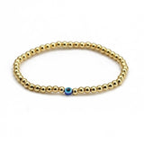 Turkish Lucky Evil Eye Bracelets Blue Evil Eye Bead Bracelet Men Women Handmade Lucky Jewelry Charm Bracelet Female daiiibabyyy
