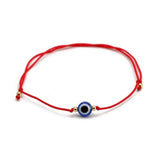 Turkish Lucky Evil Eye Bracelets Blue Evil Eye Bead Bracelet Men Women Handmade Lucky Jewelry Charm Bracelet Female daiiibabyyy