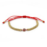 Turkish Lucky Evil Eye Bracelets Blue Evil Eye Bead Bracelet Men Women Handmade Lucky Jewelry Charm Bracelet Female daiiibabyyy
