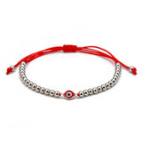 Turkish Lucky Evil Eye Bracelets Blue Evil Eye Bead Bracelet Men Women Handmade Lucky Jewelry Charm Bracelet Female daiiibabyyy