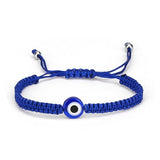 Turkish Lucky Evil Eye Bracelets Blue Evil Eye Bead Bracelet Men Women Handmade Lucky Jewelry Charm Bracelet Female daiiibabyyy