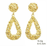 2021 New Big Earrings For Women Girls Gold Vintage Geometric Statement Metal Art Drop Earrings Charm Hoop Round Dangle Modern daiiibabyyy