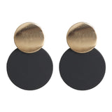 2021 New Big Earrings For Women Girls Gold Vintage Geometric Statement Metal Art Drop Earrings Charm Hoop Round Dangle Modern daiiibabyyy
