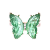 New Butterfly Ring Purple Fashion Popular Temperament Sweet Romantic Female Jewelry Girl Wedding Gift daiiibabyyy