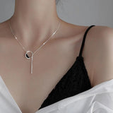 Hollow Moon Star Pendant Gold Silver Color Necklace Fashion Simple Sparkling Clavicle Chain Women Wedding Jewelry Party Gift daiiibabyyy