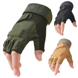 Outdoor Tactical Gloves Airsoft Sport Gloves Half Finger Military Men Women Combat Shooting Hunting Fitness Fingerless Gloves daiiibabyyy