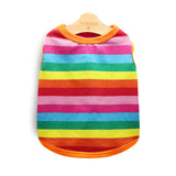 Summer Striped Dog Shirt Cotton Casual Pet Vest Comfortable  Dog Costume Puppy T-Shirt Breathable Dog Clothes daiiibabyyy