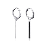 New Punk Stainless Steel Chain Hoop Earrings For Women Men 2021 Trendy Goth Pop Hip Hop Pendants Ear Jewelry Accessories Earring daiiibabyyy