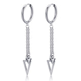 New Punk Stainless Steel Chain Hoop Earrings For Women Men 2021 Trendy Goth Pop Hip Hop Pendants Ear Jewelry Accessories Earring daiiibabyyy
