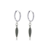 New Punk Stainless Steel Chain Hoop Earrings For Women Men 2021 Trendy Goth Pop Hip Hop Pendants Ear Jewelry Accessories Earring daiiibabyyy