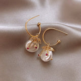 2021 New Cute Animal Stud Earrings for Women Temperament Horse Kitten Owl Pearl Rhinestone Earring Girls Birthday Party Jewelry daiiibabyyy