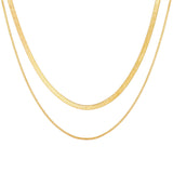 IPARAM Thick Chain Toggle Clasp Gold Necklaces Mixed Linked Circle Necklaces for Women Minimalist Choker Necklace Hot Jewelry daiiibabyyy