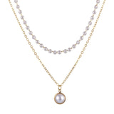 IPARAM Thick Chain Toggle Clasp Gold Necklaces Mixed Linked Circle Necklaces for Women Minimalist Choker Necklace Hot Jewelry daiiibabyyy