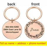 Personalized Dog Cat Pet ID Tags  Engraved Cat Puppy  Pet ID Name Number Address Collar Tag Pendant Pet Accessories daiiibabyyy