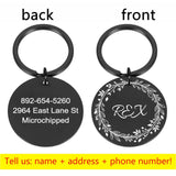 Personalized Dog Cat Pet ID Tags  Engraved Cat Puppy  Pet ID Name Number Address Collar Tag Pendant Pet Accessories daiiibabyyy