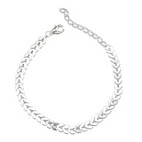 2021 NEW Summer Fishbone Gold Color Anklets Fashion Ankle Foot Jewelry Leg Chain on Foot for Women Gifts daiiibabyyy