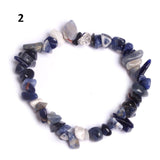 Lucky Reiki Stone Chip Beads Bracelet Natural Crystal Pink Bracelets for Women Men Jewelry Christmas Gift daiiibabyyy