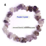 Lucky Reiki Stone Chip Beads Bracelet Natural Crystal Pink Bracelets for Women Men Jewelry Christmas Gift daiiibabyyy