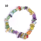 Lucky Reiki Stone Chip Beads Bracelet Natural Crystal Pink Bracelets for Women Men Jewelry Christmas Gift daiiibabyyy