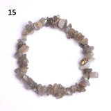 Lucky Reiki Stone Chip Beads Bracelet Natural Crystal Pink Bracelets for Women Men Jewelry Christmas Gift daiiibabyyy