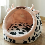 Dog Bed House Four Seasons Universal Enclosed House Small Dog Teddy Removable Bed Cat House Winter Warm Pet Supplies daiiibabyyy