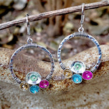 Vintage Ethnic Flower Drop Hanging Earring for Women  Fashion Lovely Ear Pendant Dangle Earrings Jewelry Accessories O5E687 daiiibabyyy