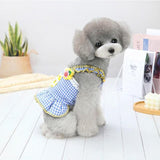 Summer Lattice Pet Dog Dress Lace Flower Dog Clothes For Puppy Small Dogs Dog Vest Sling Chihuahua  Ropa Perro Pet Costume daiiibabyyy