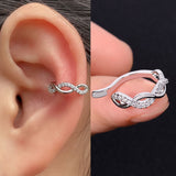 1Pc Helix Cartilage Conch Fake Without Piercing Cuff Earring Earcuff Wrap Rock Earring Cuff No Piercing Women Clip Adjustable daiiibabyyy