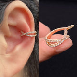 1Pc Helix Cartilage Conch Fake Without Piercing Cuff Earring Earcuff Wrap Rock Earring Cuff No Piercing Women Clip Adjustable daiiibabyyy