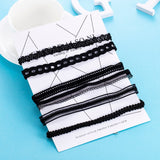 90'S Punk New Fashion 4 Colors Leather Choker Necklace Gold Color Geometry With Round Pendant Collar Necklace For Women Girls daiiibabyyy