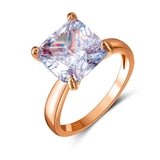 Fashion Crystal Engagement Ring for Women AAA White Cubic Zirconia Silver Color Double Ring 2021 Wedding Trend Femaliee Jewerly daiiibabyyy