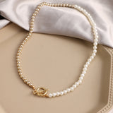 VKME Punk Pearl Chain Necklace For Women Butterfly Dog Tag Heart Pendants Necklaces Women's Neck Chain Jewelry On The Neck daiiibabyyy