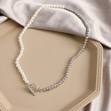 VKME Punk Pearl Chain Necklace For Women Butterfly Dog Tag Heart Pendants Necklaces Women's Neck Chain Jewelry On The Neck daiiibabyyy