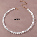 Vintage Imitation Pearl Choker Necklaces Chain Goth Collar For Women Fashion Charm Party Wedding Jewelry Gift Accessories Bijoux daiiibabyyy