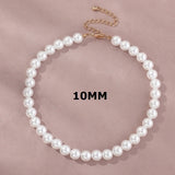 Vintage Imitation Pearl Choker Necklaces Chain Goth Collar For Women Fashion Charm Party Wedding Jewelry Gift Accessories Bijoux daiiibabyyy