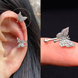 1Pc Helix Cartilage Conch Fake Without Piercing Cuff Earring Earcuff Wrap Rock Earring Cuff No Piercing Women Clip Adjustable daiiibabyyy